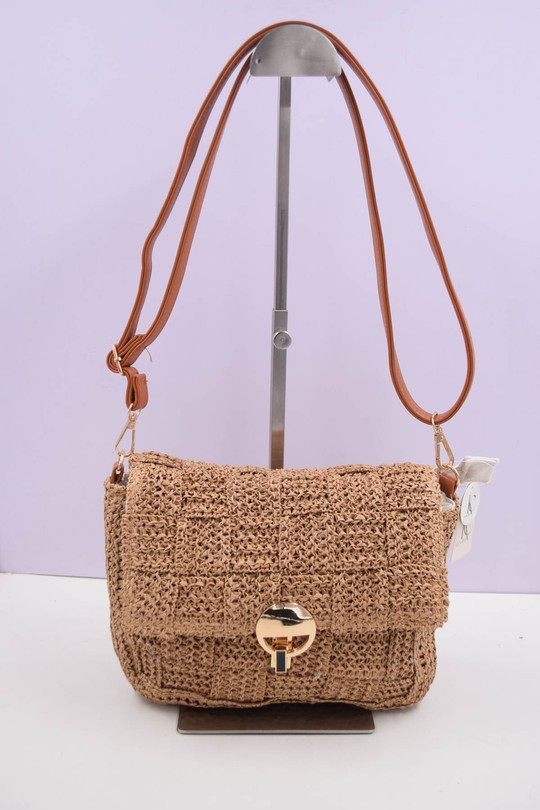 Sacs à bandoulière Maroquinerie Beige Systyle KKC-110 Efashion Paris