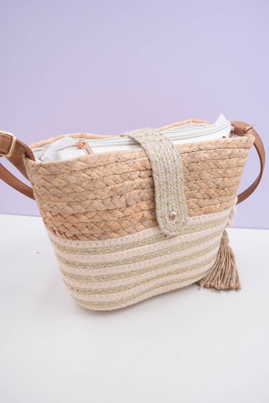 Sacs à bandoulière Maroquinerie Blanc Systyle KKC-138 Efashion Paris