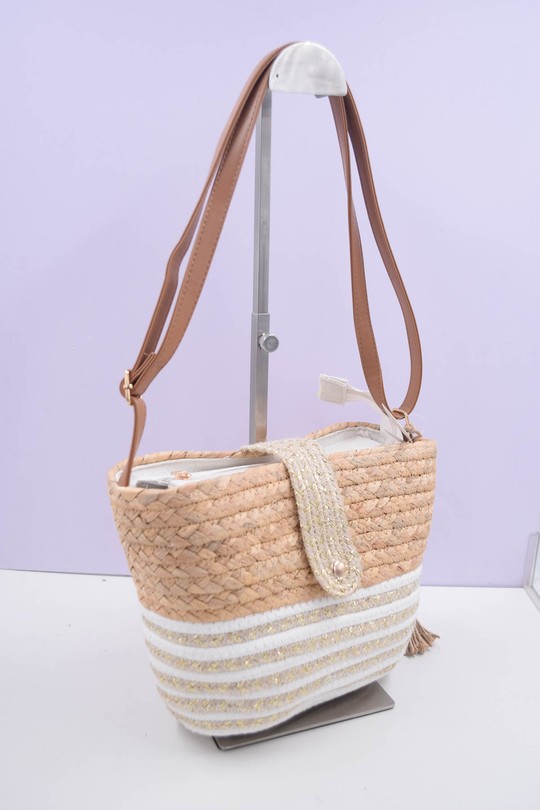 Sacs à bandoulière Maroquinerie Blanc Systyle KKC-138 Efashion Paris