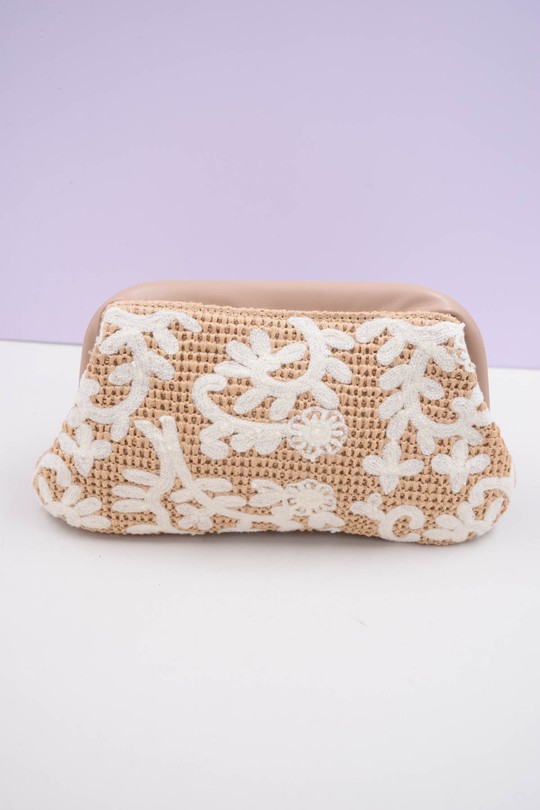 Pochettes Maroquinerie Beige Systyle 13025 Efashion Paris
