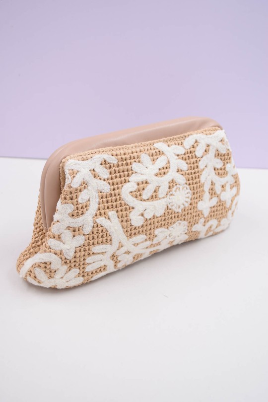 Pochettes Maroquinerie Beige Systyle 13025 Efashion Paris