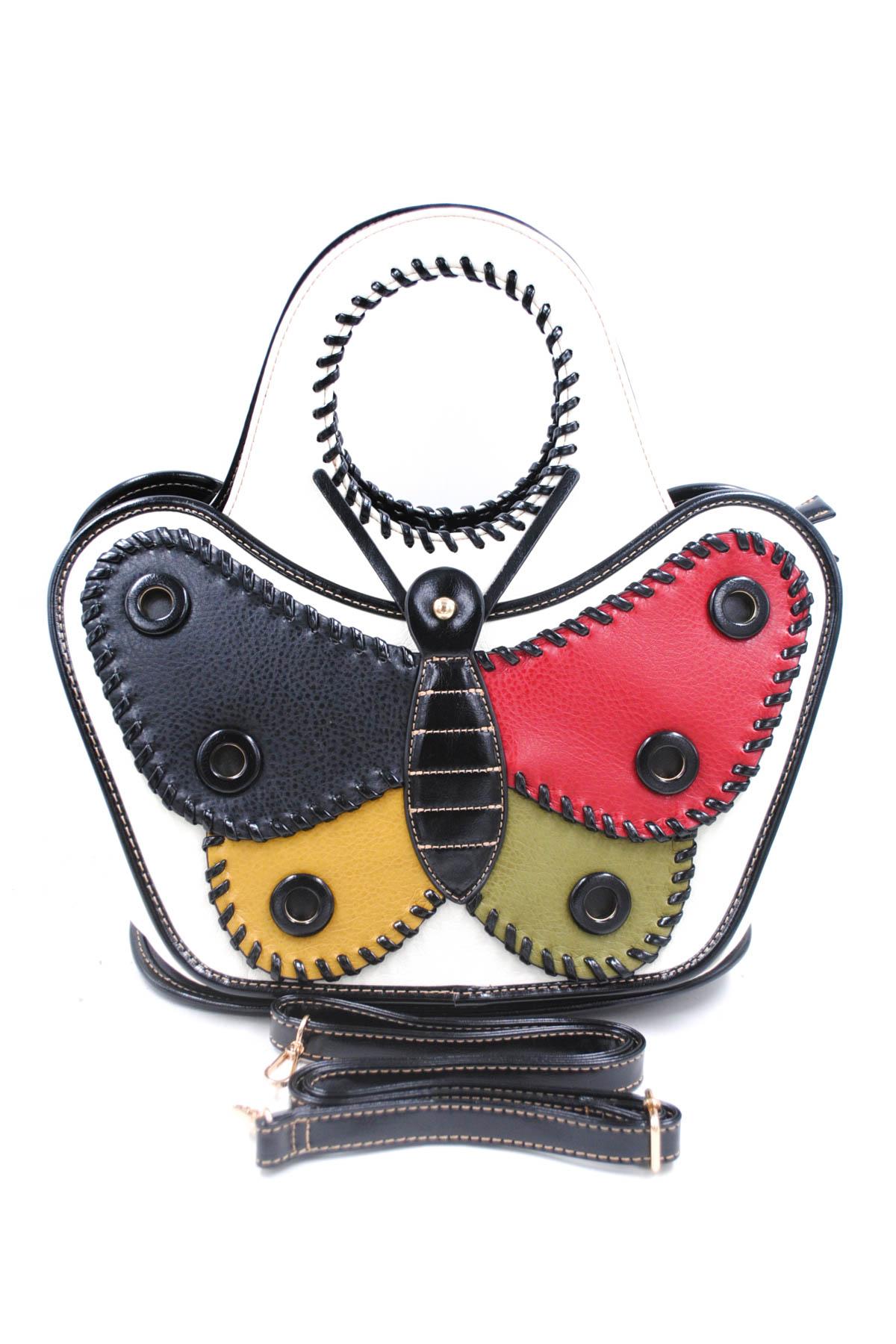 Sac à main Fernande Desgranges pour Lederer vintage cuir croco - Jeronine Vintage