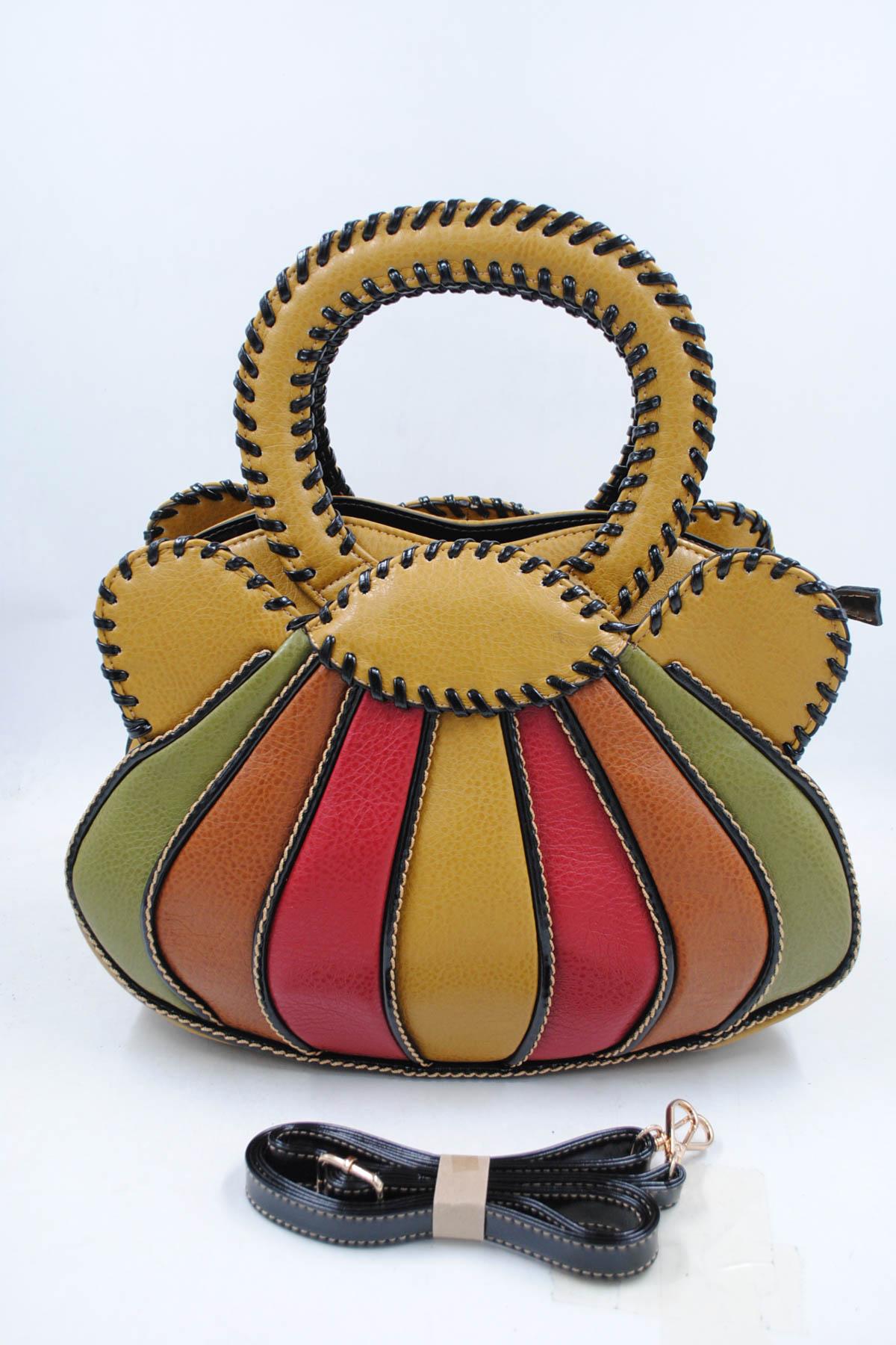 Handbags Bags Yellow Systyle ANG-6115 #c Efashion Paris