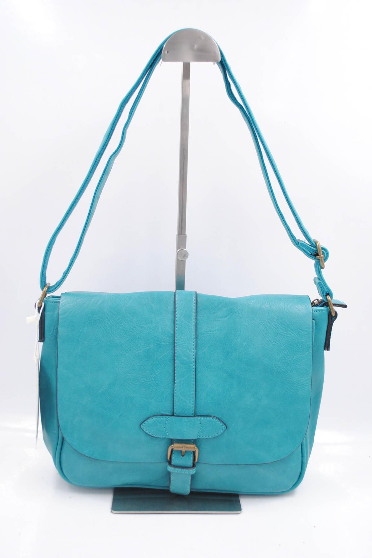 Sacs à bandoulière Maroquinerie Turquoise Systyle PB-L-6025-25 #c Efashion Paris