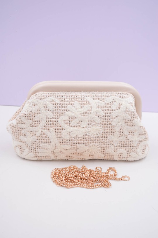 Pochettes Maroquinerie Beige Systyle 13025 #c Efashion Paris