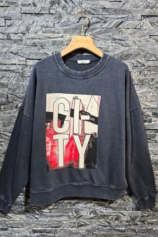 Sudaderas Mujer Grey Adilynn 10364 Efashion Paris