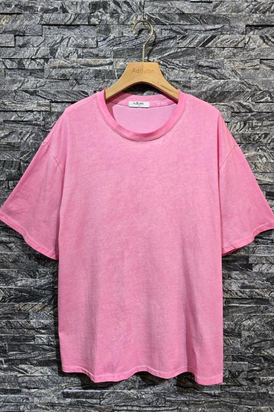T-shirts Femme Rose Adilynn KM7818 Efashion Paris