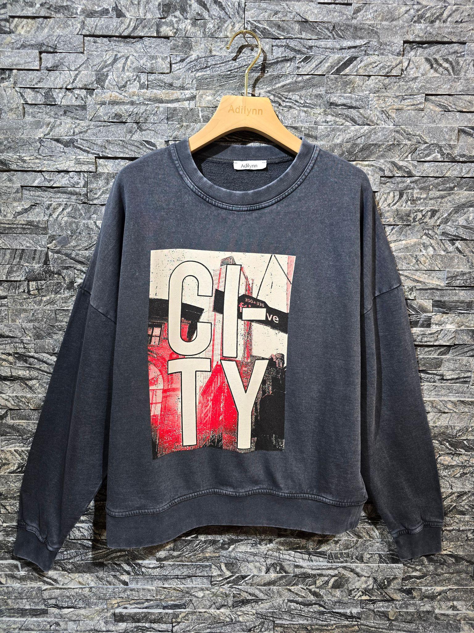 Sudaderas Mujer Grey Adilynn 10364 #c Efashion Paris