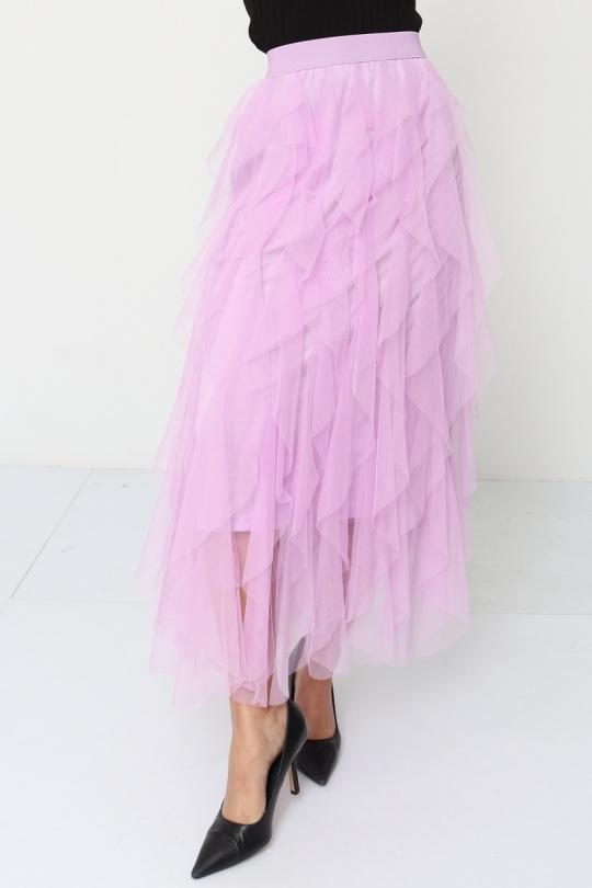 Faldas Mujer Lilac K&E Diffusion HC6220 Efashion Paris