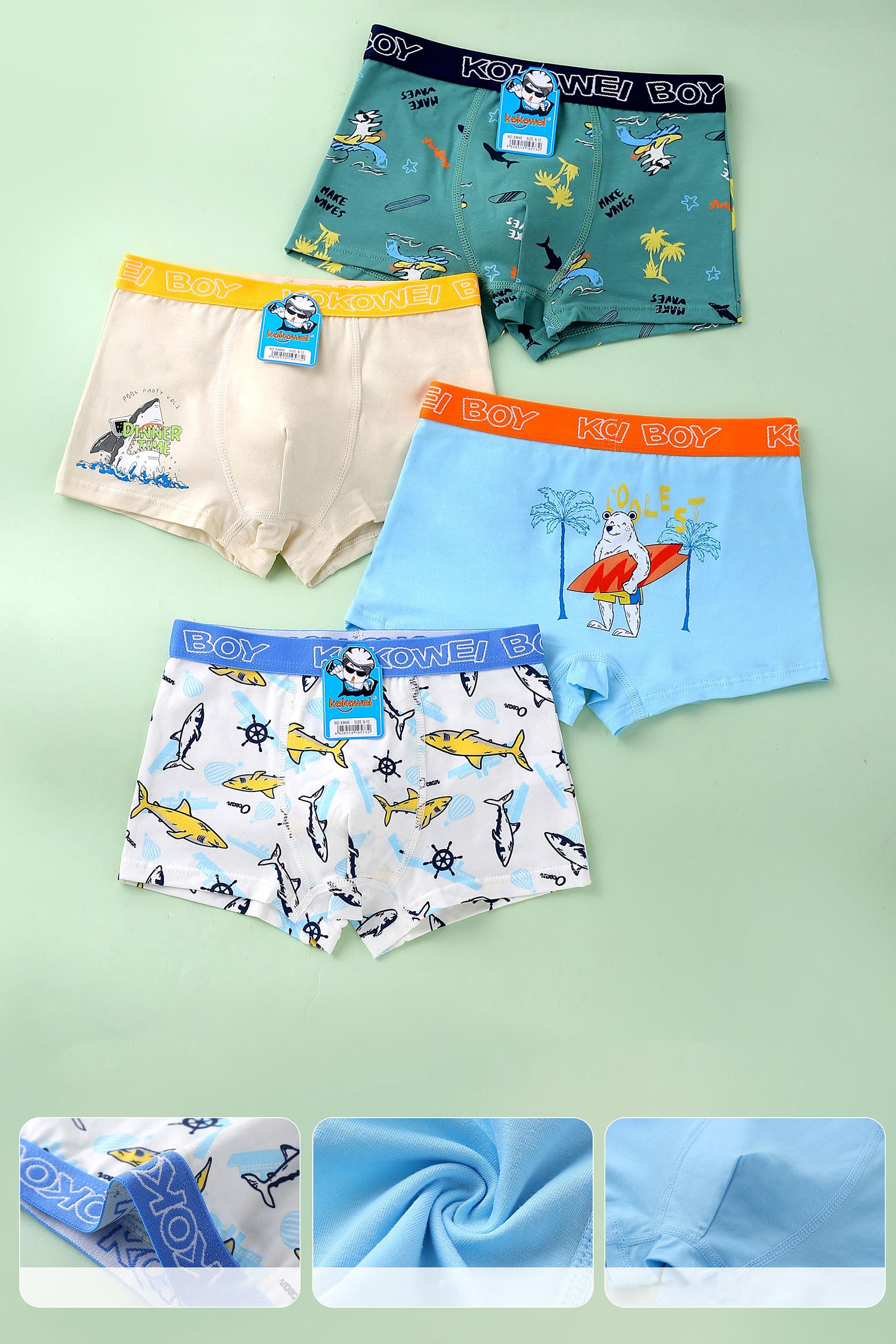 Biancheria intima Bambini Colori mescolati FENG YUN X9646-24P #c Efashion Paris
