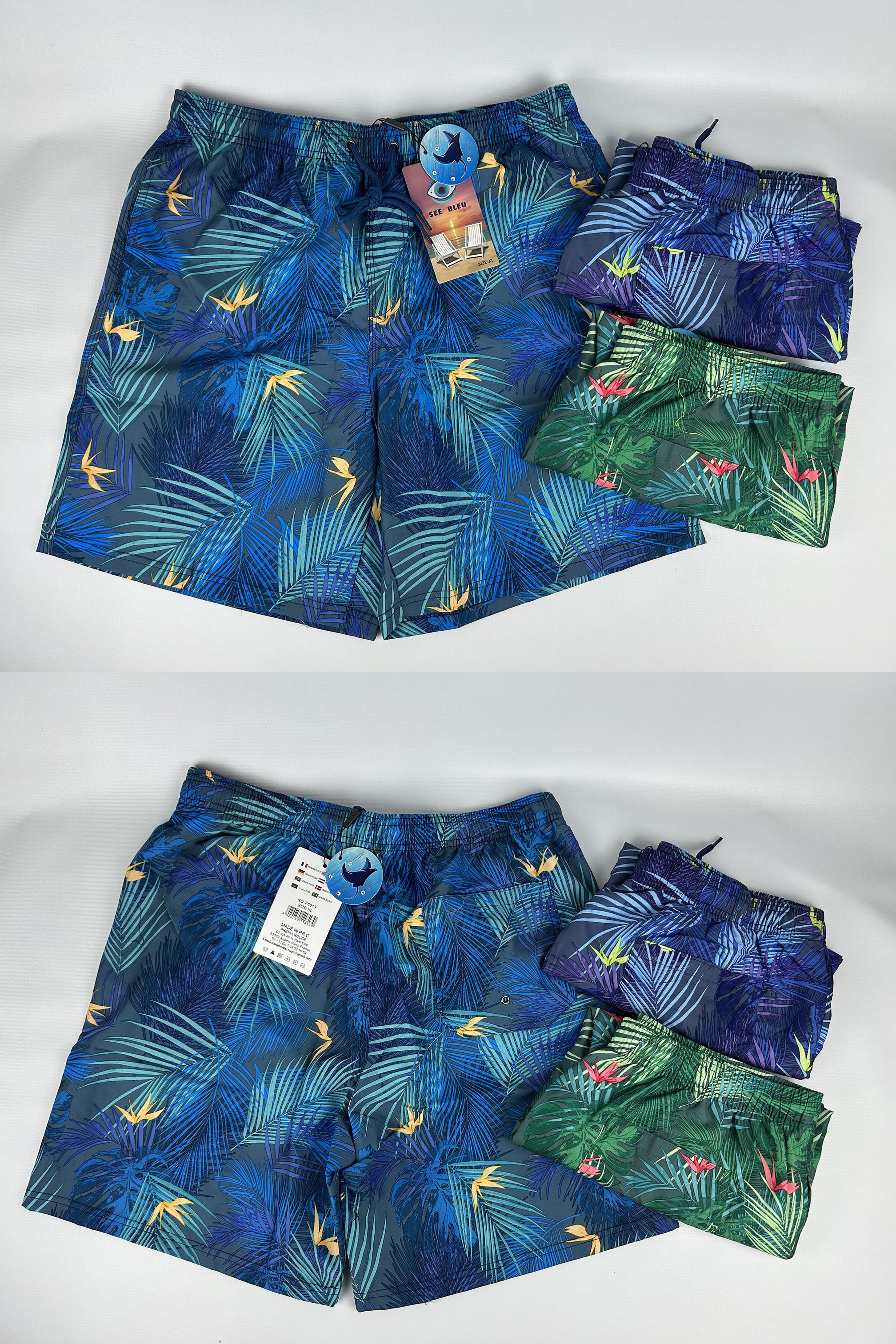 Maillots de bain Homme Couleurs mélangées FENG YUN F8013 #c Efashion Paris