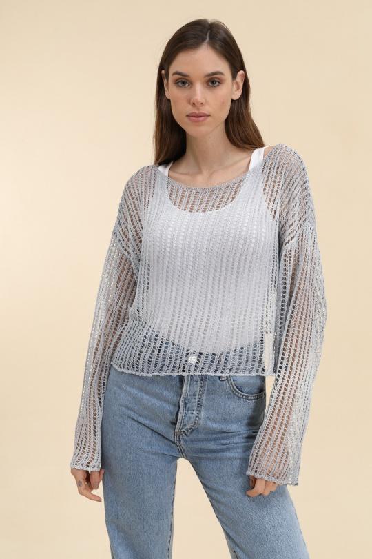 Tops Women Grey GOLDEN DAYS D20026 Efashion Paris