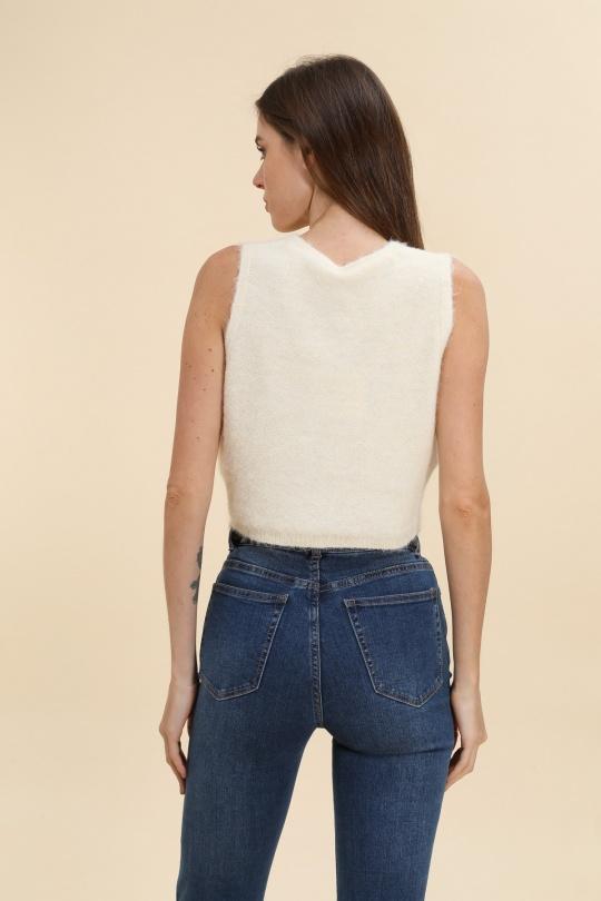 Cardigans Women Beige GOLDEN DAYS C8009 Efashion Paris