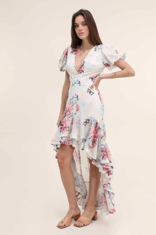 Robes longues Femme Beige GOLDEN DAYS GD2929 Efashion Paris