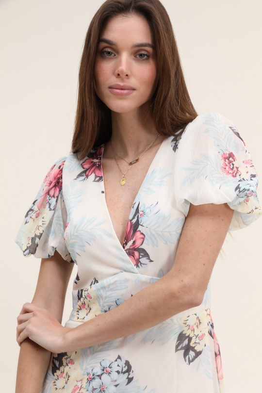 Robes longues Femme Beige GOLDEN DAYS GD2929 Efashion Paris