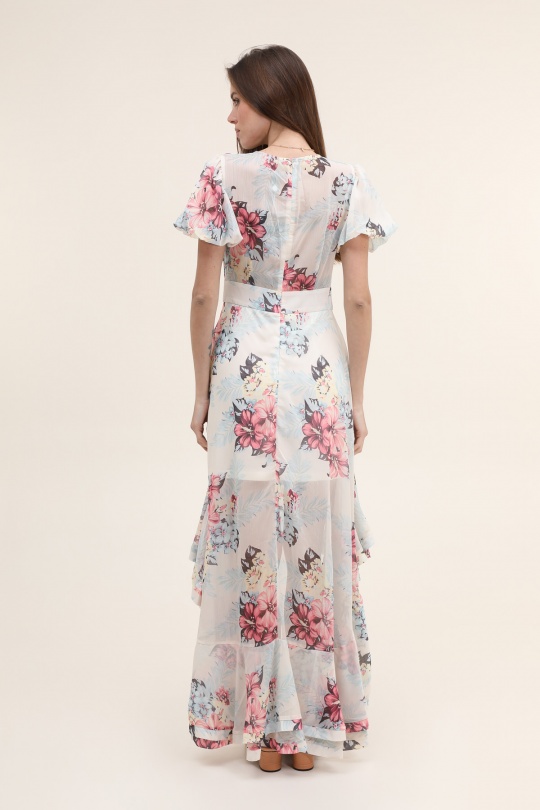 Robes longues Femme Beige GOLDEN DAYS GD2929 Efashion Paris