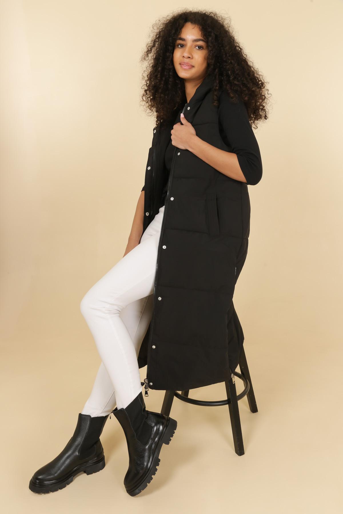 Doudounes Femme Noir GOLDEN DAYS GD6201 #c Efashion Paris