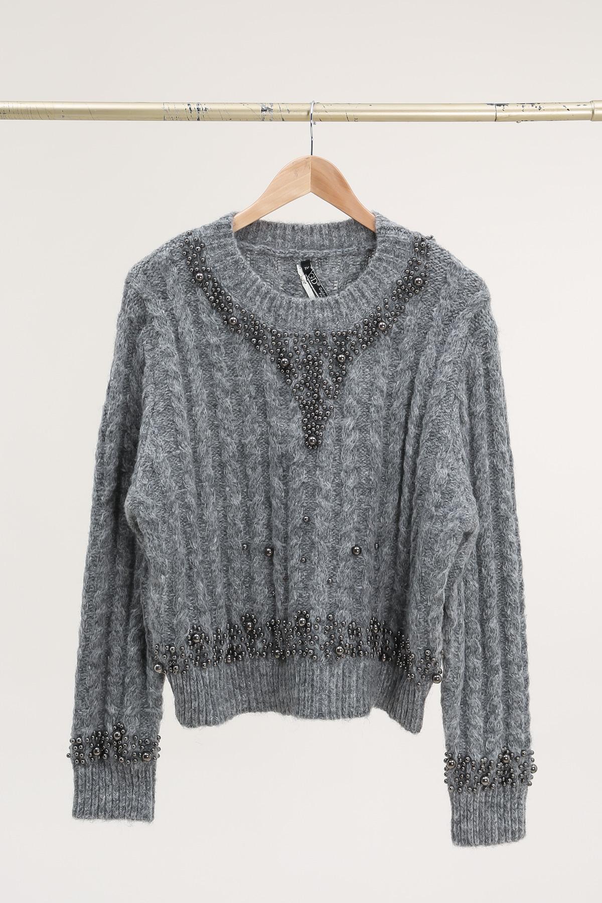 Pulls Femme Vert clair GOLDEN DAYS C79003 #c Efashion Paris