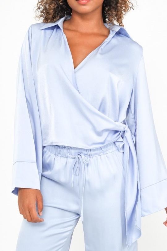 Tops Femme Vert d eau LUZABELLE LU8588 Efashion Paris