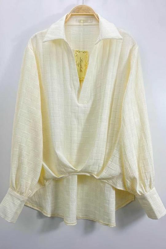 Blouses Women Beige LUZABELLE LU9703 Efashion Paris