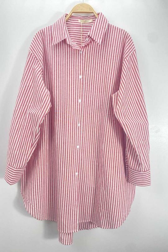 Chemises Femme Rouge LUZABELLE LU9740 Efashion Paris