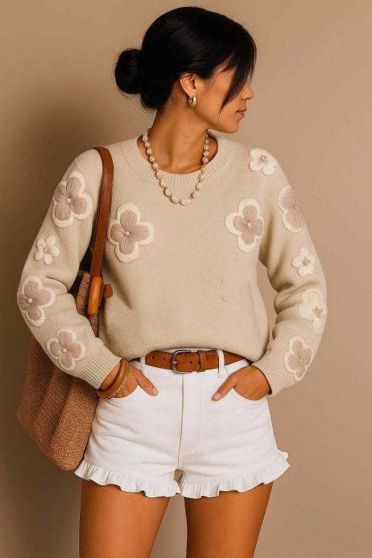 Gilets Femme Abricot LUZABELLE LU2501-2018 Efashion Paris