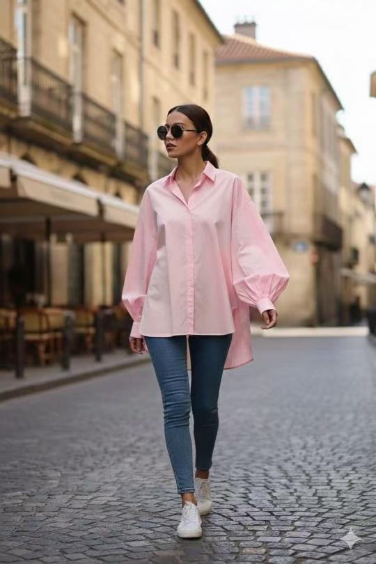 Chemises Femme Jaune LUZABELLE LU8516 Efashion Paris