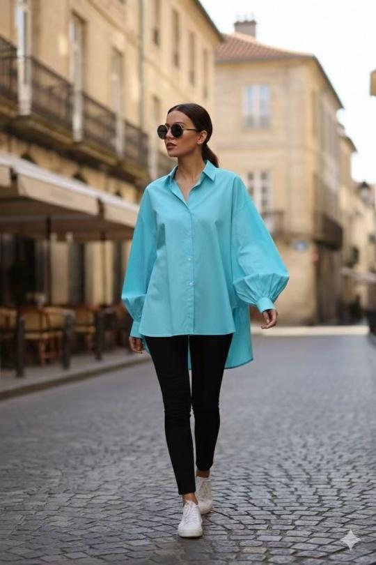 Chemises Femme Jaune LUZABELLE LU8516 Efashion Paris