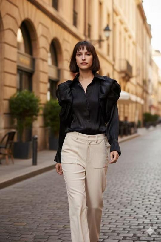 Chemises Femme Blanc LUZABELLE LU8574 Efashion Paris