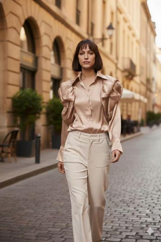 Chemises Femme Blanc LUZABELLE LU8574 Efashion Paris