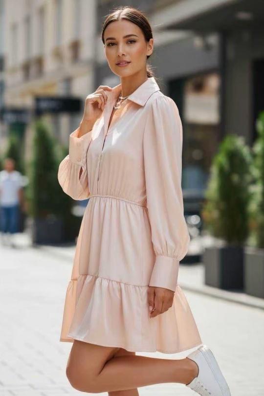 Robes courtes Femme Bleu LUZABELLE LU9601 Efashion Paris