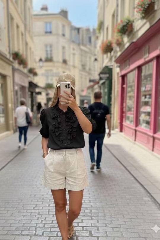 Chemises Femme Champagne LUZABELLE LU9604 Efashion Paris