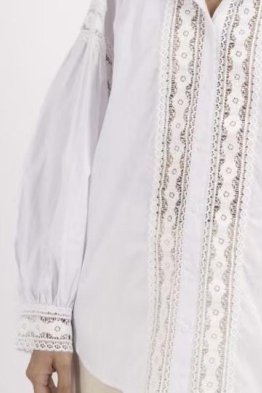 Chemises Femme Blanc LUZABELLE LU9610 Efashion Paris