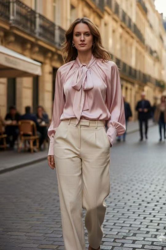 Blouses Femme Rose LUZABELLE LU9612 Efashion Paris