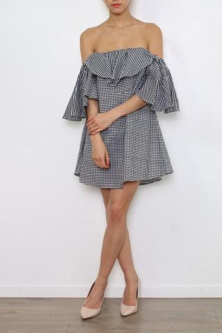 Robes courtes Femme Noir LUZABELLE 9286 Efashion Paris