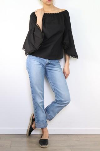 Tops Femme Noir LUZABELLE 9332 Efashion Paris