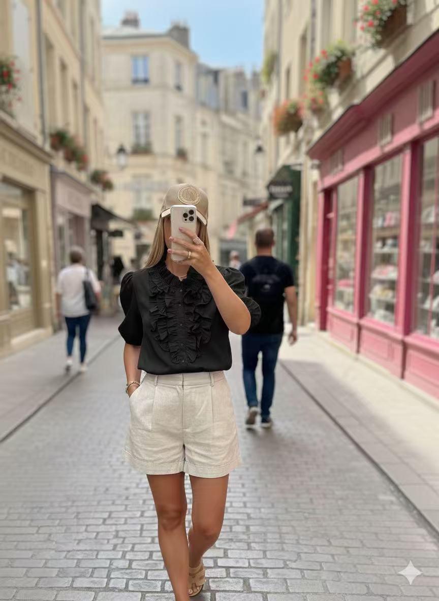 Chemises Femme Champagne LUZABELLE LU9604 #c Efashion Paris