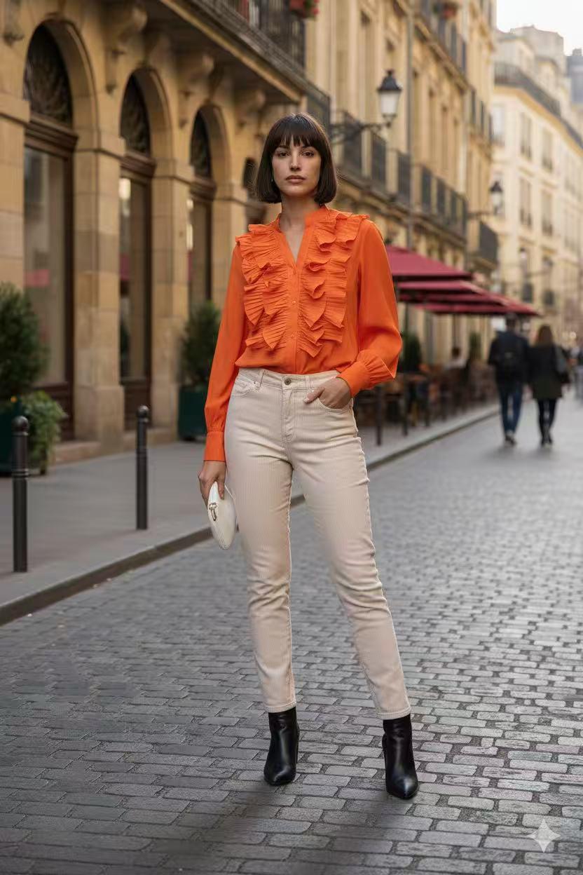 Chemises Femme Fushia LUZABELLE LU9606 #c Efashion Paris