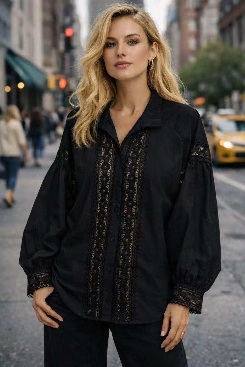 Chemises Femme Blanc LUZABELLE LU9610 #c Efashion Paris