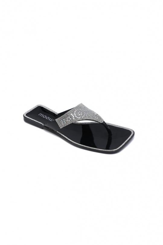 Esprit black flip flops deals