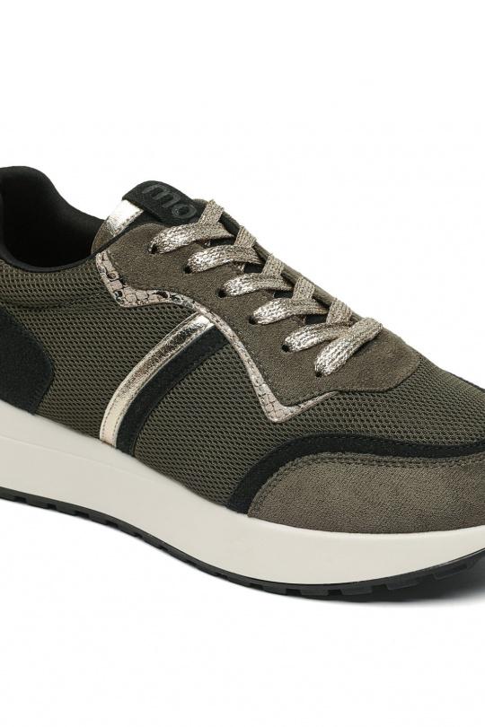 Trainers Shoes Khaki My Stories (Moow) KP3507 Efashion Paris