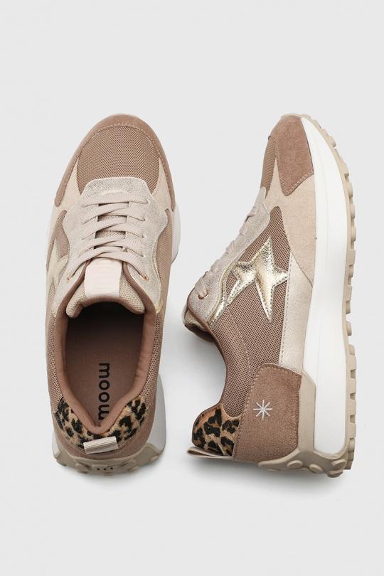 Baskets Chaussures Leopard My Stories (Moow) KP6085 Efashion Paris