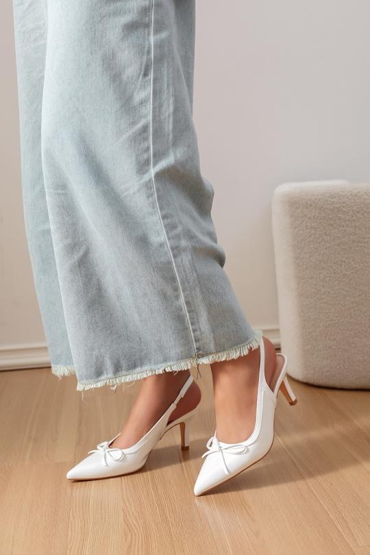 Escarpins Chaussures Blanc My Stories (Moow) EG6106 Efashion Paris