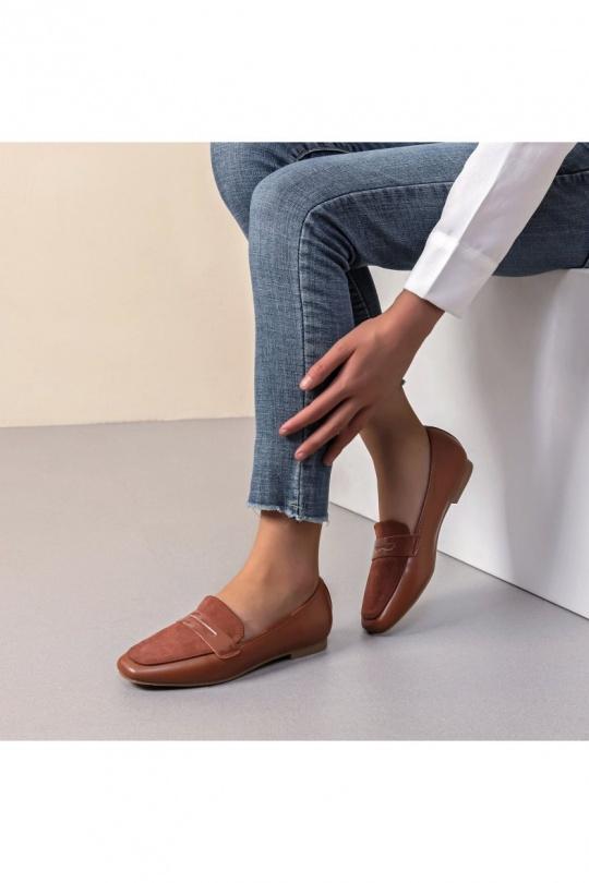 Mocassins Chaussures Beige My Stories (Moow) EP4424 Efashion Paris