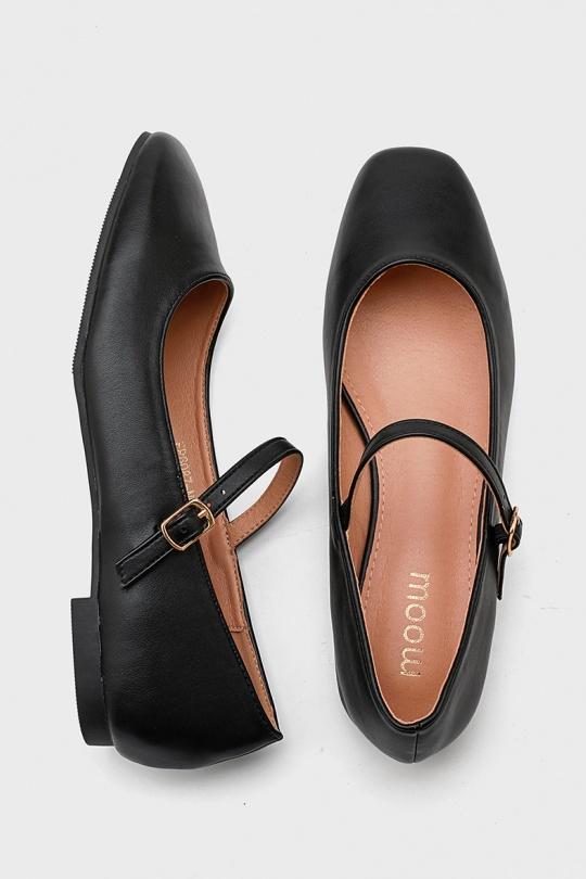 Ballerines Chaussures Noir My Stories (Moow) EP6087 Efashion Paris