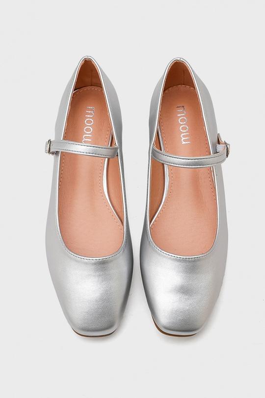 Ballerines Chaussures Argent My Stories (Moow) EP6088 Efashion Paris