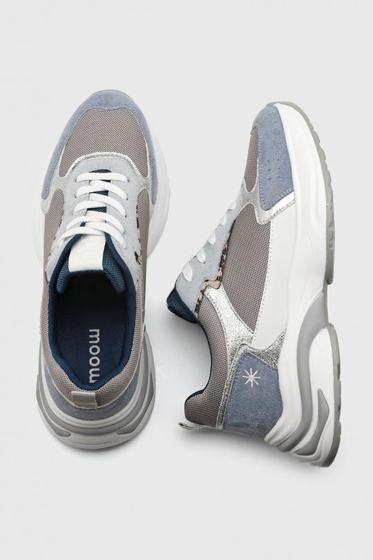 Baskets Chaussures Bleu My Stories (Moow) KP6075 Efashion Paris