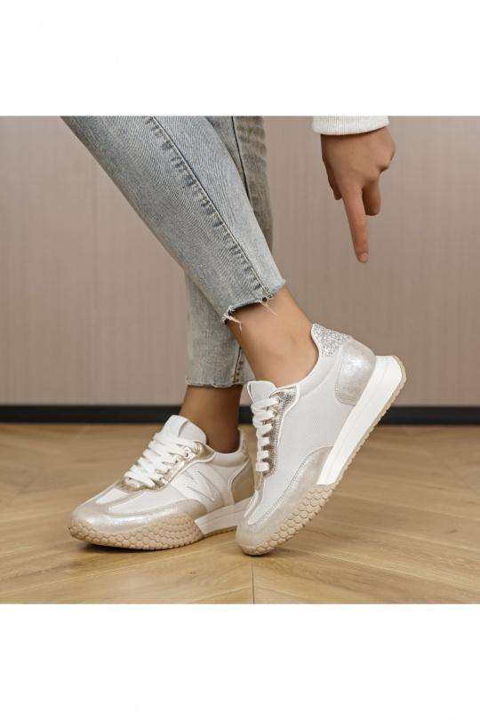 Baskets Chaussures Or My Stories (Moow) KP5019 Efashion Paris