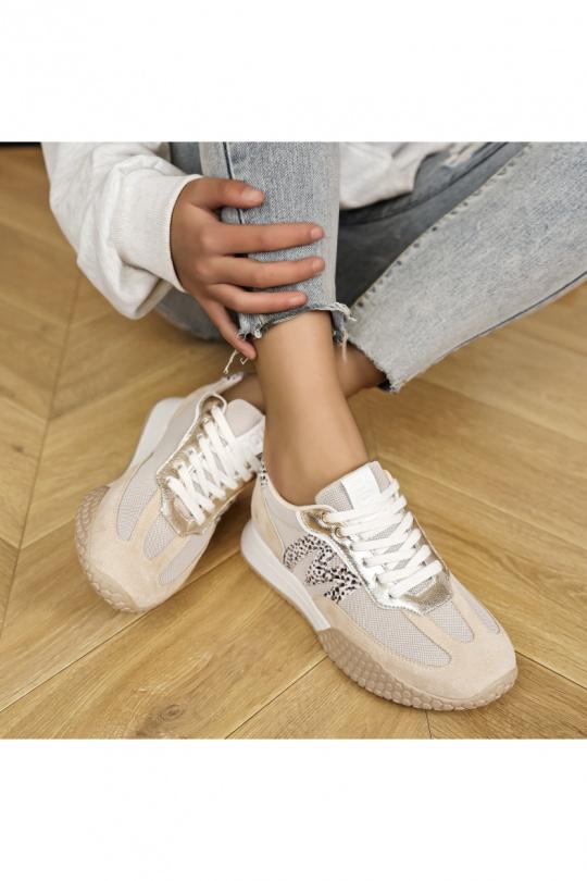 Baskets Chaussures Or My Stories (Moow) KP5019 Efashion Paris