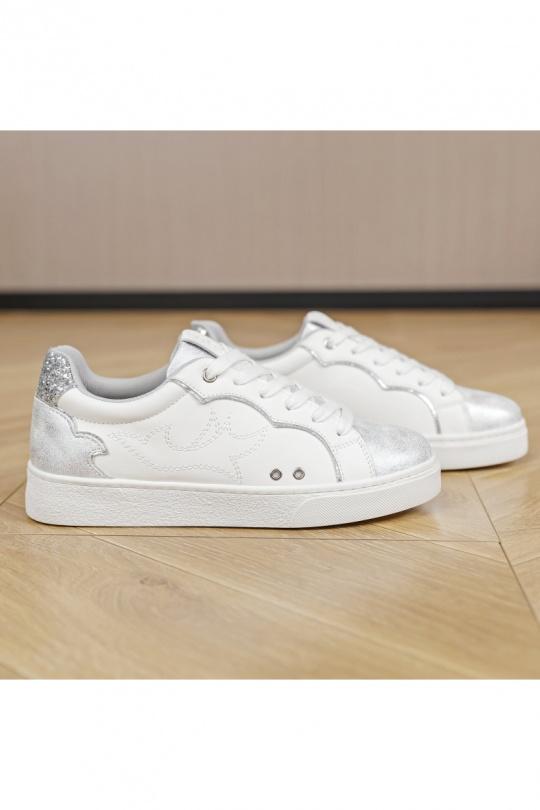Baskets Chaussures Argent My Stories (Moow) KP5010 Efashion Paris